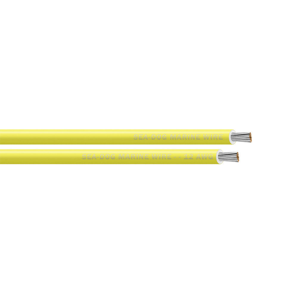 SeaDog 12 AWG Yellow Primary Wire 1000 8012039